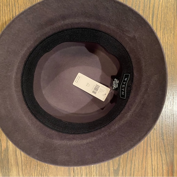 Anthropologie Wyeth Felt Bucket Hat Grey One size fits all NWT - Picture 4 of 7